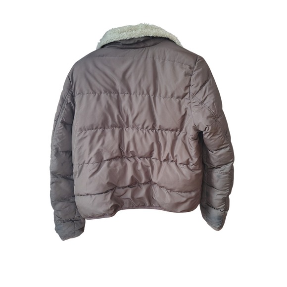 Y2K Aeropostale LG Bomber Brown Coat - Picture 6 of 6